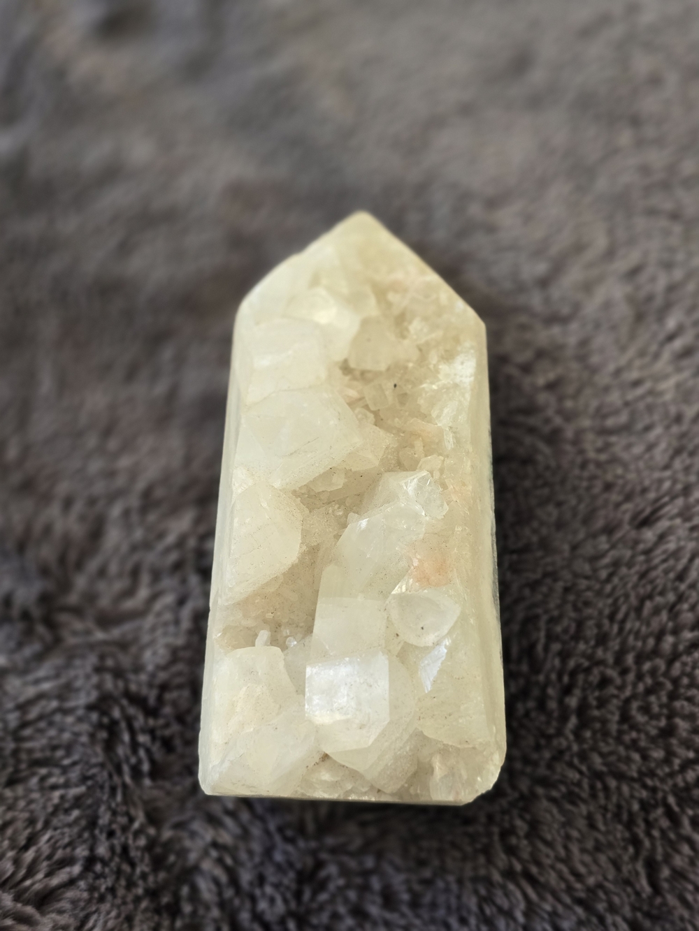 Clear Quartz Crystal Point - Pale White/Off-White
